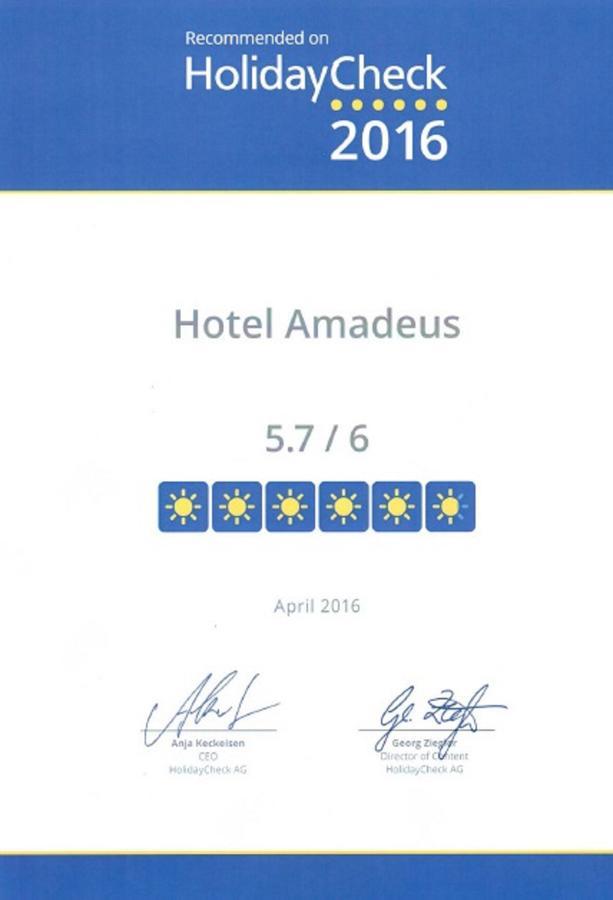 Hotel-Restaurant Amadeus Hannover Exteriör bild